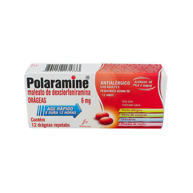 Imagem do produto Polaramine - Reptabs 12 Comprimidos