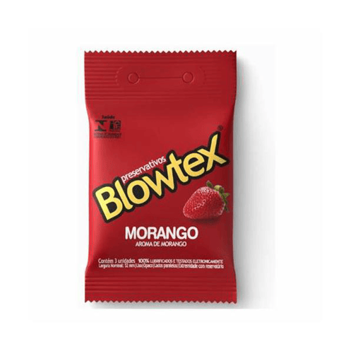 Preservativo Blowtex - Morango 6 Unidades