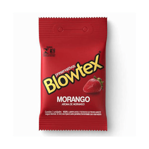 Preservativo Blowtex - Morango 3Un