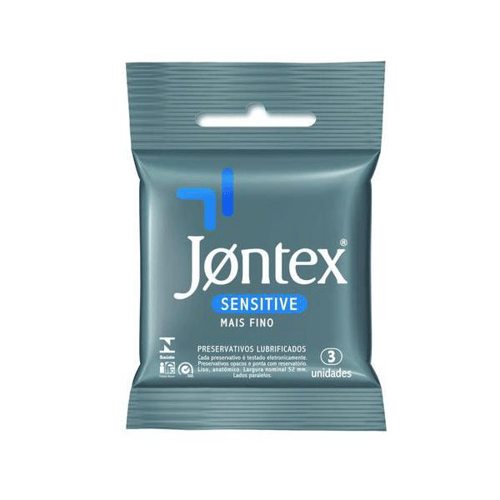 Imagem do produto Preservativo Jontex Sensitive Com 3 - Jontex Sensitive C 3