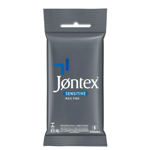 Imagem do produto Preservativo Jontex Sensitive Com 6 Unidades