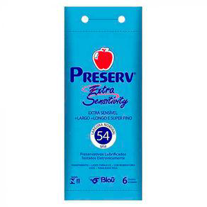Imagem do produto Preservativos - Preserv Bolso Extra Sensitivity C 6
