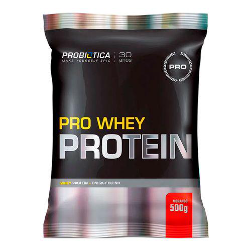Imagem do produto Pro Whey Protein Probiotica New Formula Morango 500G