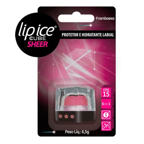 Imagem do produto Protetor E Hidratante Labial Lip Ice Cube Shee By Rafa Kalimann Fps 15 6,5G