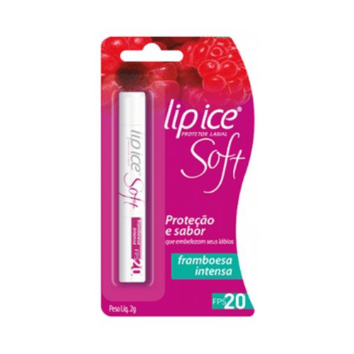 Imagem do produto Protetor Labial Lip Ice Soft Framboesa Intensa Fps20 2G