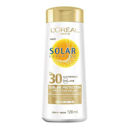 Protetor Solar Loréal Expertise Sublime Protection Fps 30 120Ml