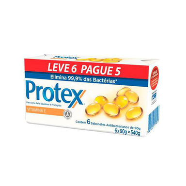 Imagem do produto Protex Sabonete Em Barra Vitamina E 90 G Leve 6 Pague 5
