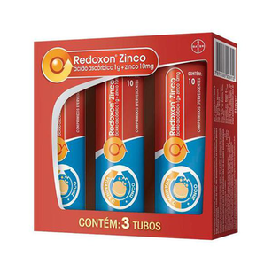 Imagem do produto Redoxon - Zinco Efervescente Laranja C 30 Comprimidos