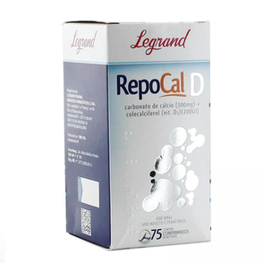 Imagem do produto Repocal - D 500 Mg E 200Ui Frasco 60 Comprimidos