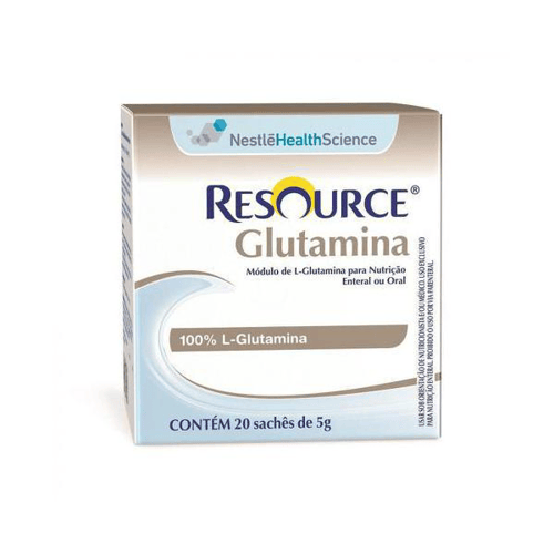 Resource - Glutamina Nestle Health Science C 20 Sachês De 5G Cada