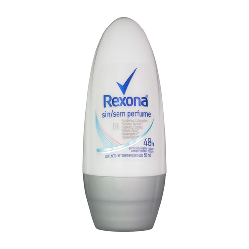 Imagem do produto Rexona Desodorante Roll On Sem Perfume 50 Ml