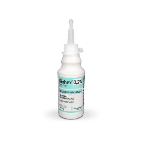 Riohex 0,2% Solução Clorexidina Aquosa Dermo Suave 100Ml