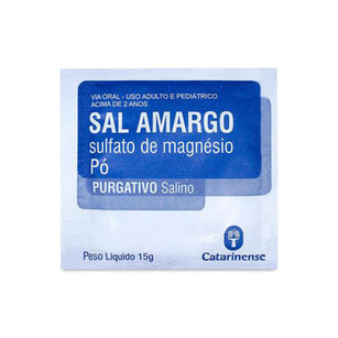 Sal Amargo Purificado 50 Envelopes Com 15G