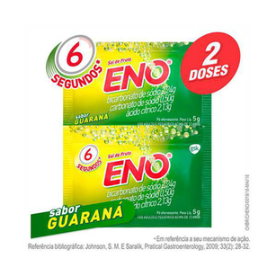Imagem do produto Sal De - Fruta Eno Guaraná 2 Envelopes Com 5G De Pó Efervescente