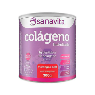 Imagem do produto Sanavita - Colágeno, Morango E Açaí 300G Sanavita