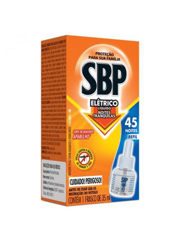 Imagem do produto Sbp Repelente De Insetos 45 Noites Refil 35Ml