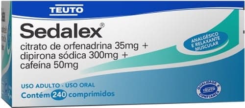 Sedalex Com 10 Comprimidos