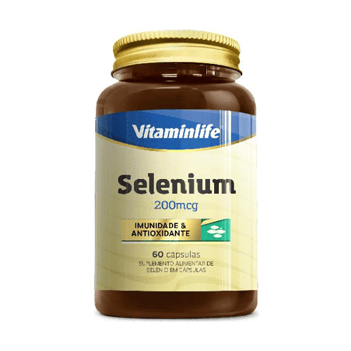 Imagem do produto Selenium 200Mcg 588% Idr Com 60 Cápsulas Vitaminlife