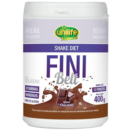 Imagem do produto Shake Diet Com Colágeno Fini Belt Unilife 400G Chocolate