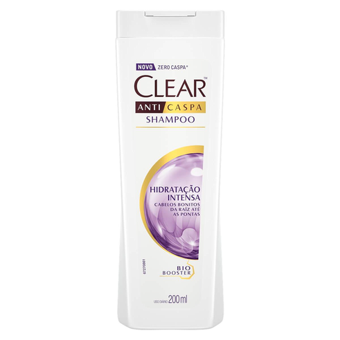 Imagem do produto Shampoo Anticaspa Clear Women Hidratação Intensa 200Ml