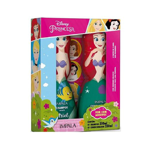 Shampoo + Condicionador Infantil Impala Disney Princesa Ariel 250Ml Cada