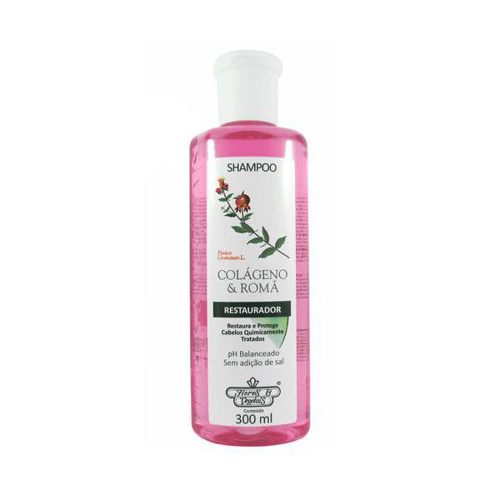 Imagem do produto Shampoo Flores E Vegetais Colágeno E Roma Restaurador 300Ml