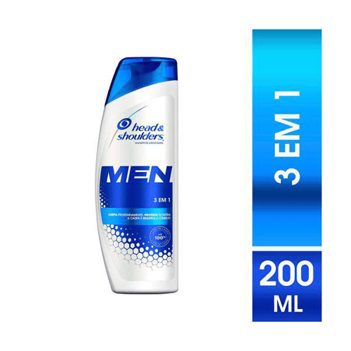Imagem do produto Shampoo Head E Should Pelé 3 Em 1 200Ml