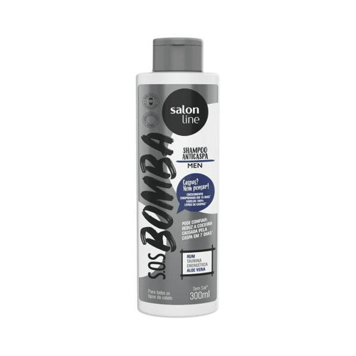 Imagem do produto Shampoo Salon Line S.o.s Bomba De Vitaminas Men Cabelo E Barba Com 300Ml