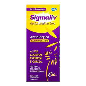 Imagem do produto Sigmaliv 5Mg 10 Comprimidos