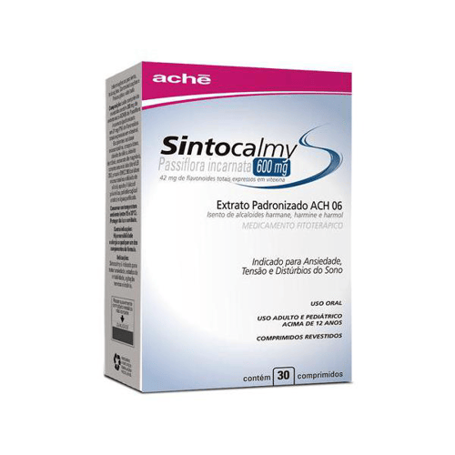 Imagem do produto Sintocalmy - 600Mg Com 30 Comprimidos