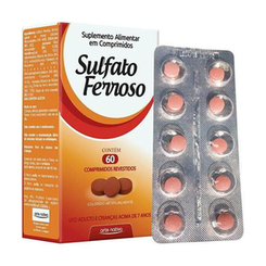 Sulfato Ferroso 60 Comprimidos