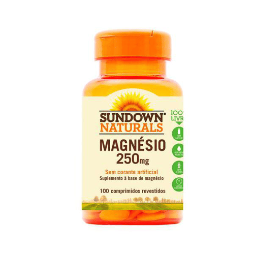 Imagem do produto Sundown Oxido De Magnésio 250 Mg 100 Tabletes