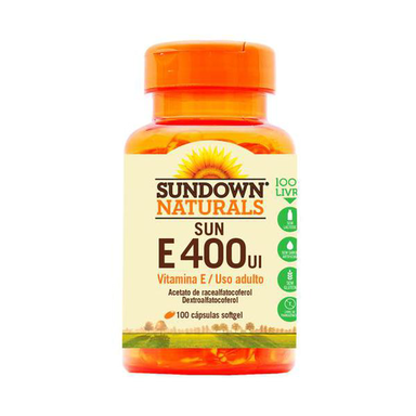 Imagem do produto Sundown Vitamina E 400 Ui 100 Comprimidos