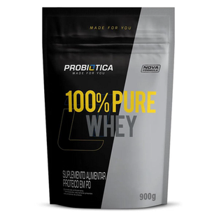 Imagem do produto Suplemento Alimentar 100% Pure Whey Refil Sabor Baunilha 900G Probiotica