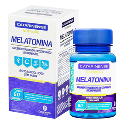 Imagem do produto Suplemento Alimentar Melatonina Catarinense Nutrição 0,21Mg Maracujá 60 Comprimidos Orodispersível