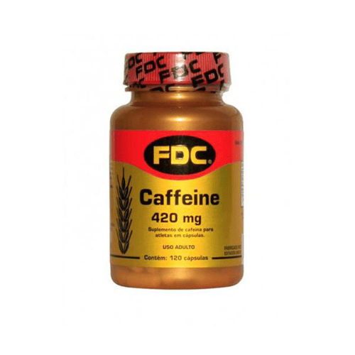 Suplemento De Cafeína Fdc Caffeine 420Mg 120 Cápsulas