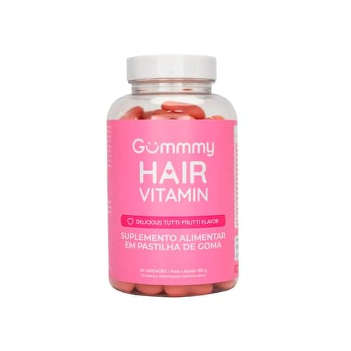 Imagem do produto Suplemento Gummmy Hair Tuttifrutti Com 60 Gomas