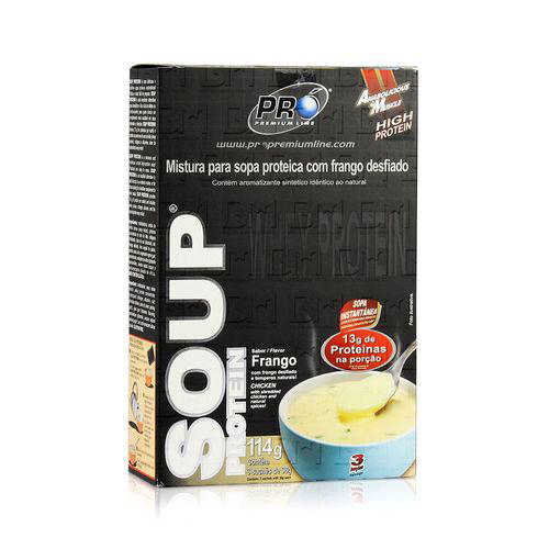 Imagem do produto Suplemento Probiotica Soup Protein Com 3 Saches De 38G Sabor Frango