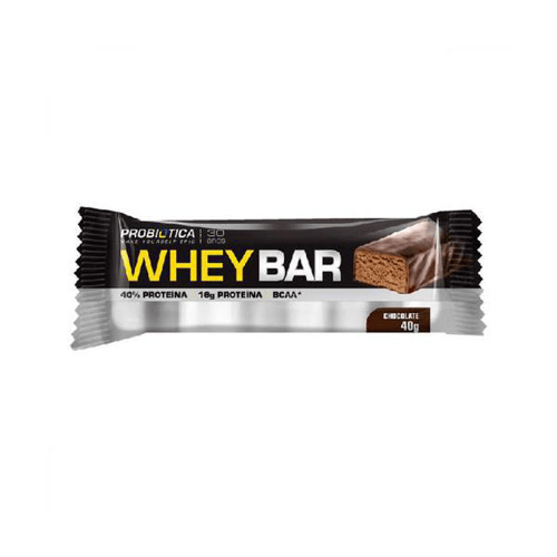 Imagem do produto Suplemento Probiotica Whey Bar Low Carb Chocolate 40G