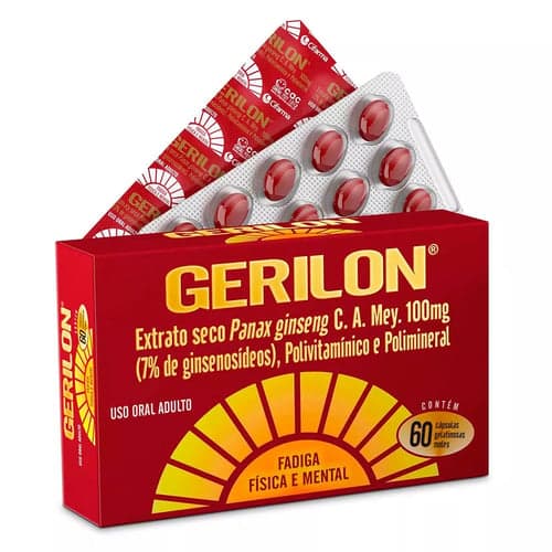 Imagem do produto Suplemento Vitamínico Gerilon Cifarma 60 Cápsulas