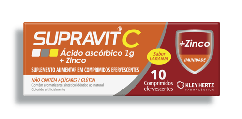 Imagem do produto Supravit C Mais Zinco 10 Comprimidos