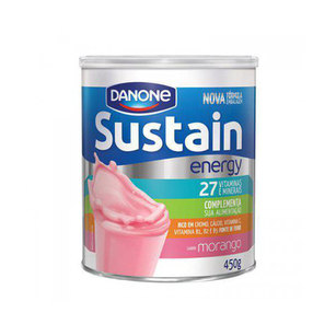 Imagem do produto Sustain Pó Morango Com 450G Complemento Alimentar