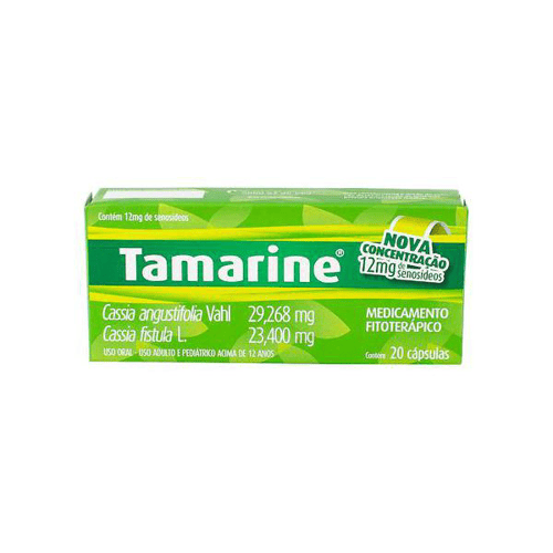 Tamarine 12 Mg Com 20 Cápsulas