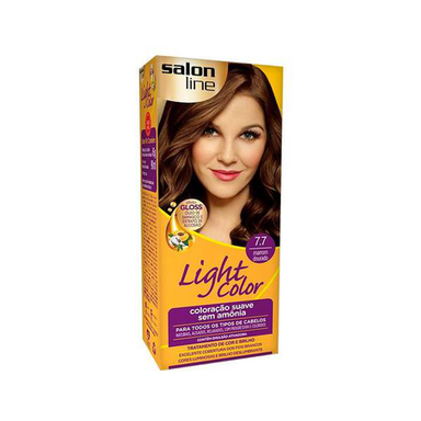 Imagem do produto Tintura Capilar Salon Line Light Color 7.7 Marrom Dourado