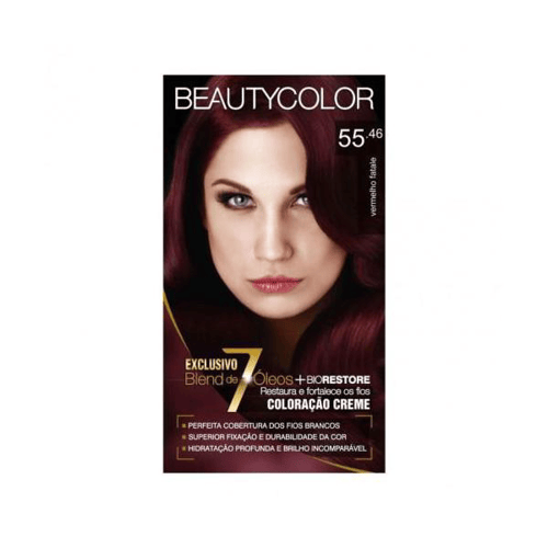 Imagem do produto Tintura - Beauty Color 55.46 Kit Vermelho Fatale