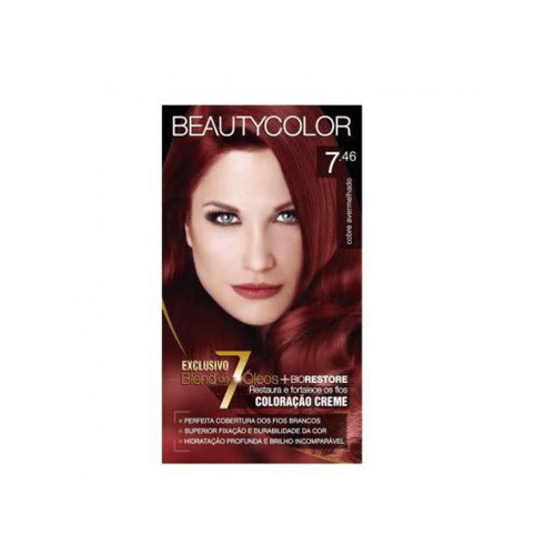 Imagem do produto Tintura - Beauty Color Kit 7.46 Cobre Avermelhado