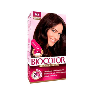 Imagem do produto Tintura Creme Biocolor Marrom Natural Irresistível 6.7 Mini Kit