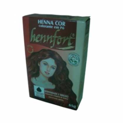 Imagem do produto Tintura - Henna Pó Hennfort Castanho Escuro 65G