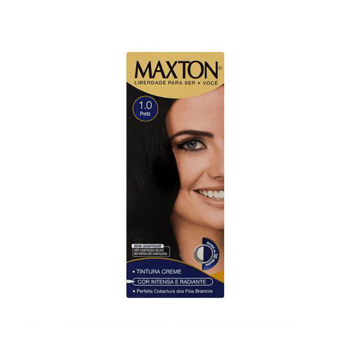 Tintura Maxton - 1.0 Preto 60G