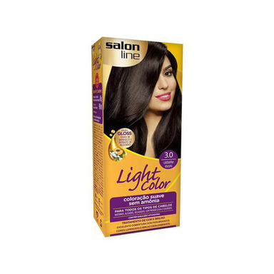 Imagem do produto Tintura Salon Line Light Color 3.0 Castanho Escuro Com 1 Unidade